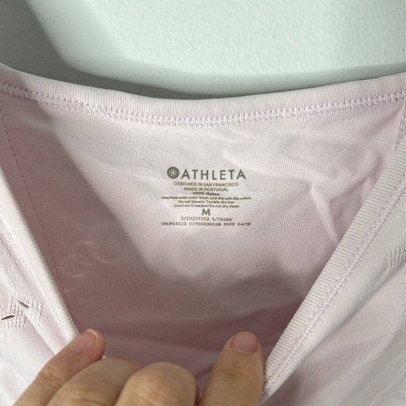 Athleta Pink Foothill Split Back Tank - Picture 3 of 6